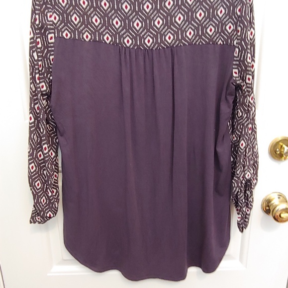 Anthropologie 3/4 length sleeve shirt women's M - Picture 5 of 8